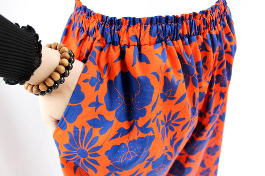 LIBERTY Woman Palazzo Pants - Liberty of London cotton wide leg pants - Liberty Pajama Pants - Liberty Floral Print Fabric - Lounge Pants