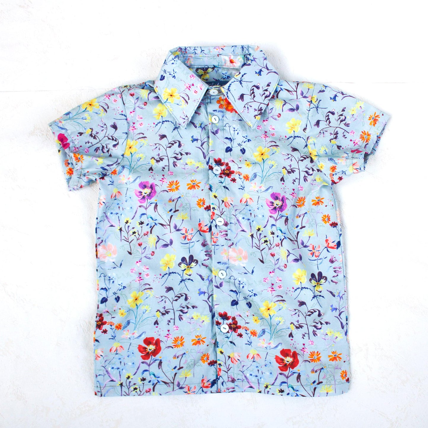 Liberty of London boy shirt Button Up Short Sleeves