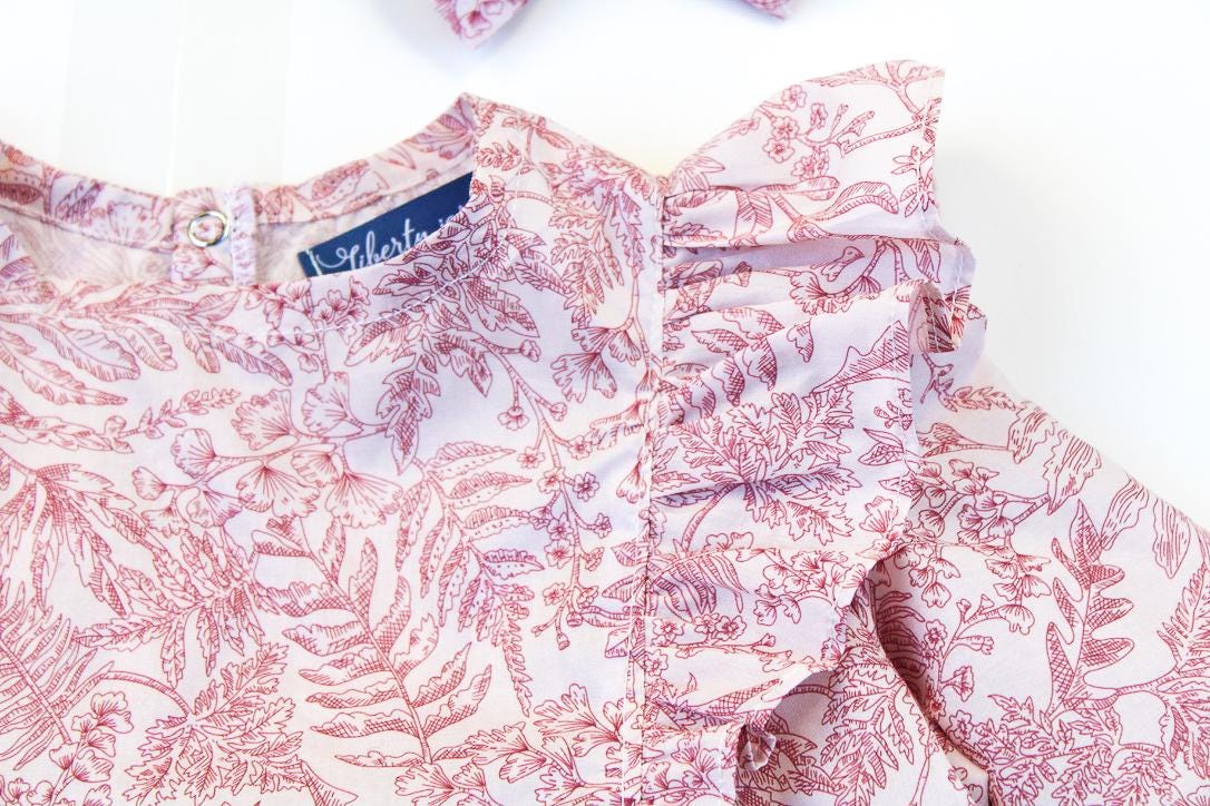 Liberty Baby Romper, Liberty Baby Bubble, Liberty of London, Liberty Print Fabric, Liberty Floral Print, New Born Gift, First Birthday Gift