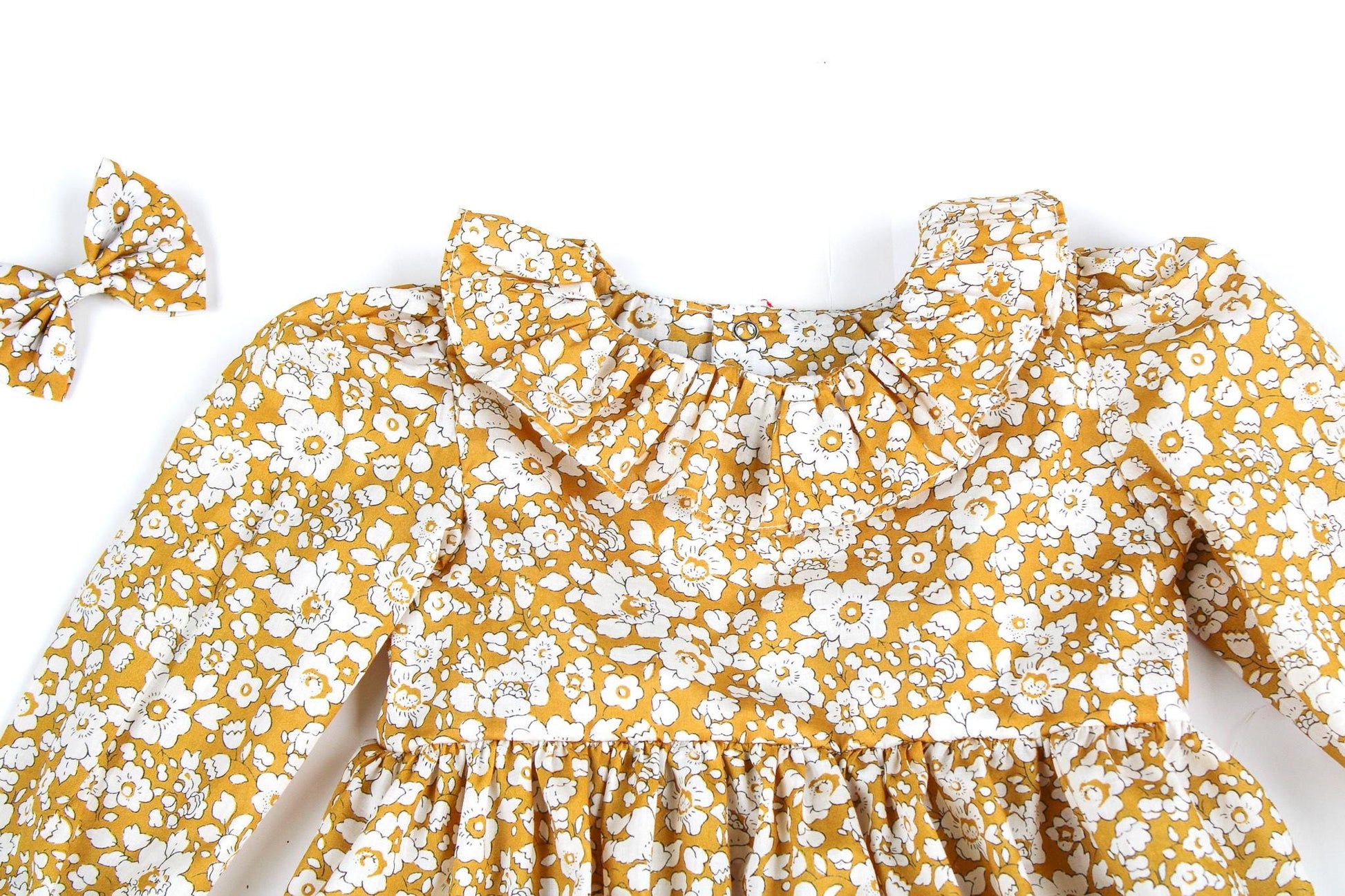 Liberty London Long Sleeve Romper for baby