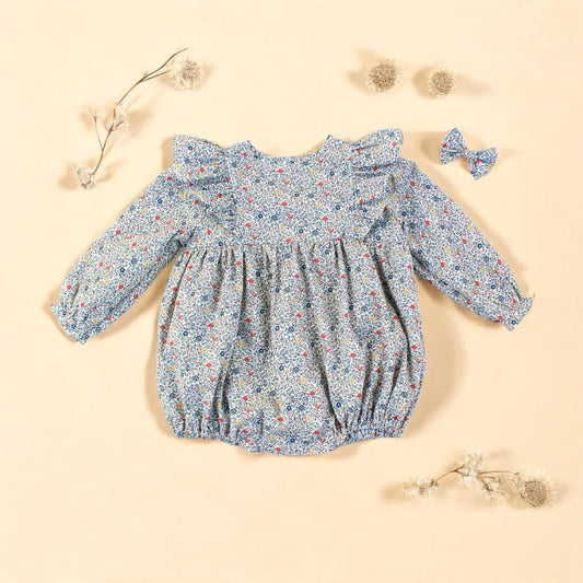 Liberty Baby Romper, Liberty Baby Bubble, Liberty of London, Liberty Print Fabric, Liberty Floral Print, New Born Gift, First Birthday Gift
