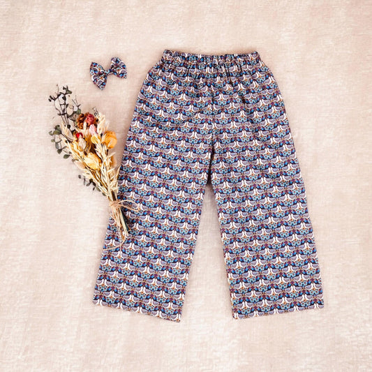 Liberty of London Floral Print Wide Leg Pants