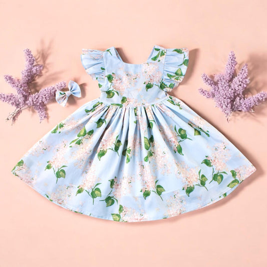 Liberty of London dress, Pinafore girl dress, Floral Print Dress, Liberty Baby Dress, Liberty Fabric Dress, Ditsy Flower, Liberty Sun Dress