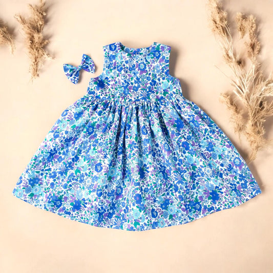 Liberty girl dress, Liberty of London, Liberty Print Fabric, Floral Print Dress, Sleeveless Girl Dress, Liberty Baby Dress, Liberty Clothes