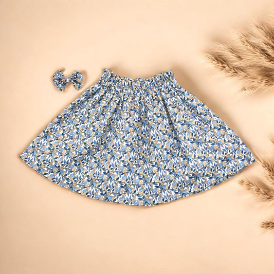Liberty of London girl skirt with matching hair bow