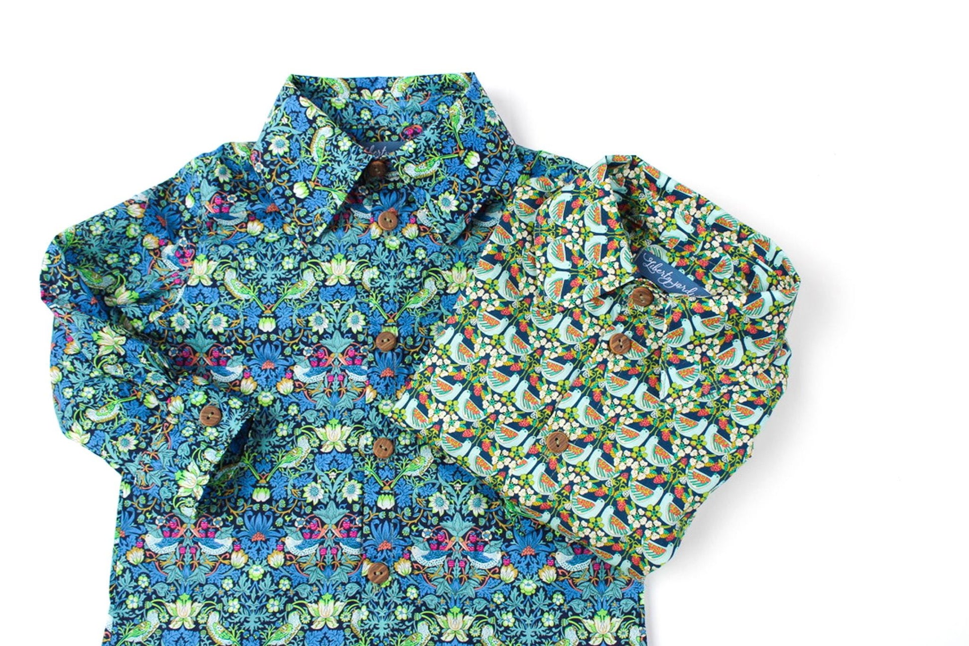Liberty of London boy shirt button up with long sleeves