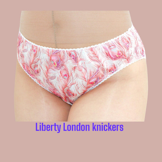 Liberty London Knickers, Woman Cotton Underwear, Liberty Print Panties, Liberty Woman Briefs, Liberty Underpants, Liberty print fabrics