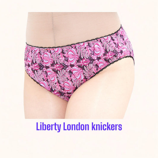 Liberty London Knickers, Woman Cotton Underwear, Liberty Print Panties, Liberty Woman Briefs, Liberty Underpants, Liberty print fabrics