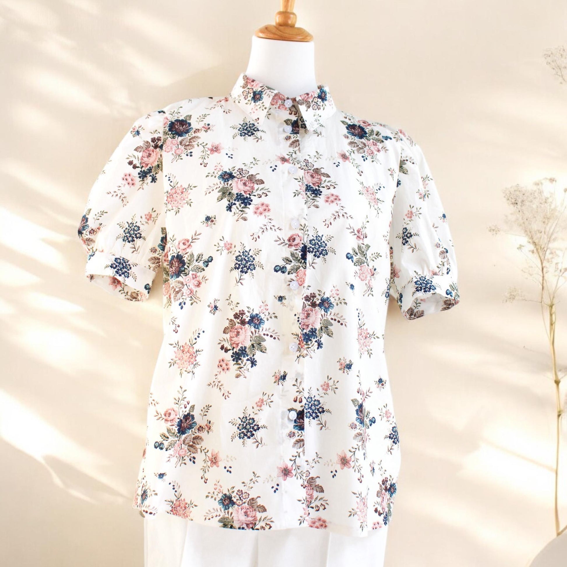 Liberty London Vest, Mid Season Blazer, Floral Cotton Vest, Long Sleeve Vest, Liberty Fabric Vest, Liberty Print Fabric, Ditsy Floral Print
