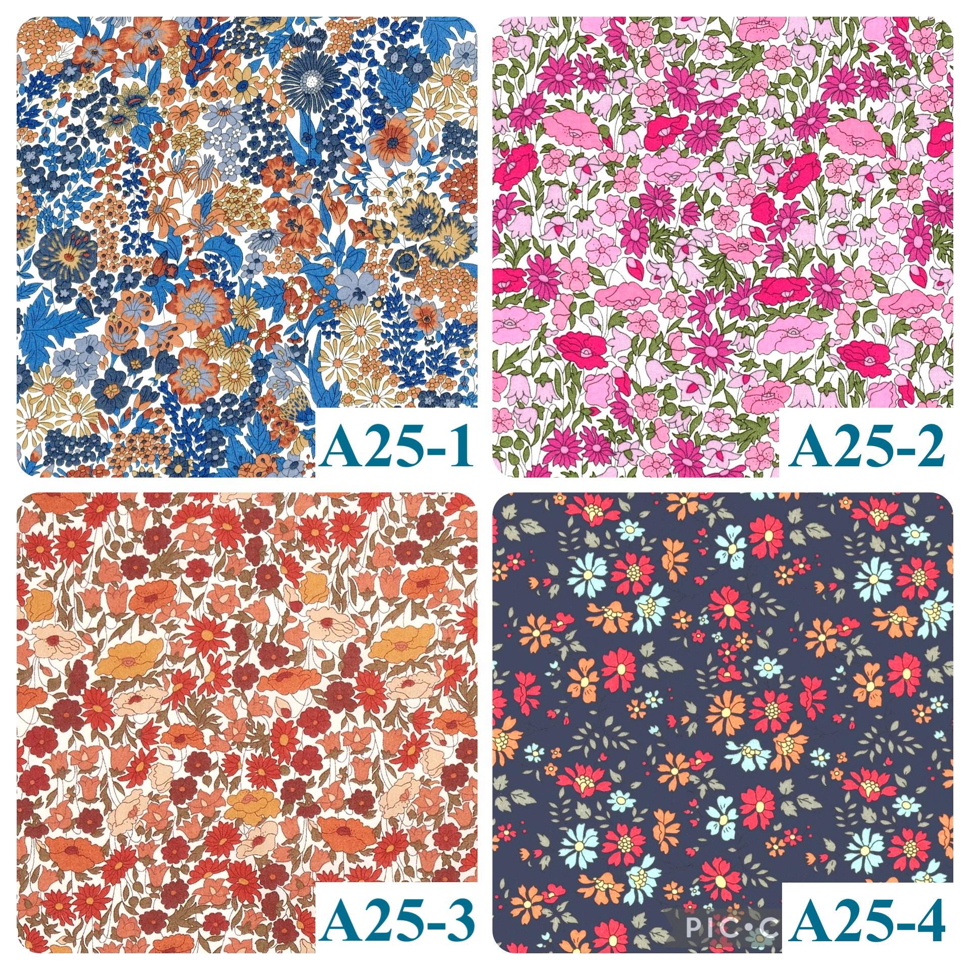 Liberty London Blouse, Mandarin Collar Blouse, Half Sleeve Blouse, Liberty Print Shirt, Ditsy Floral Blouse, Button Through, Stand Collar