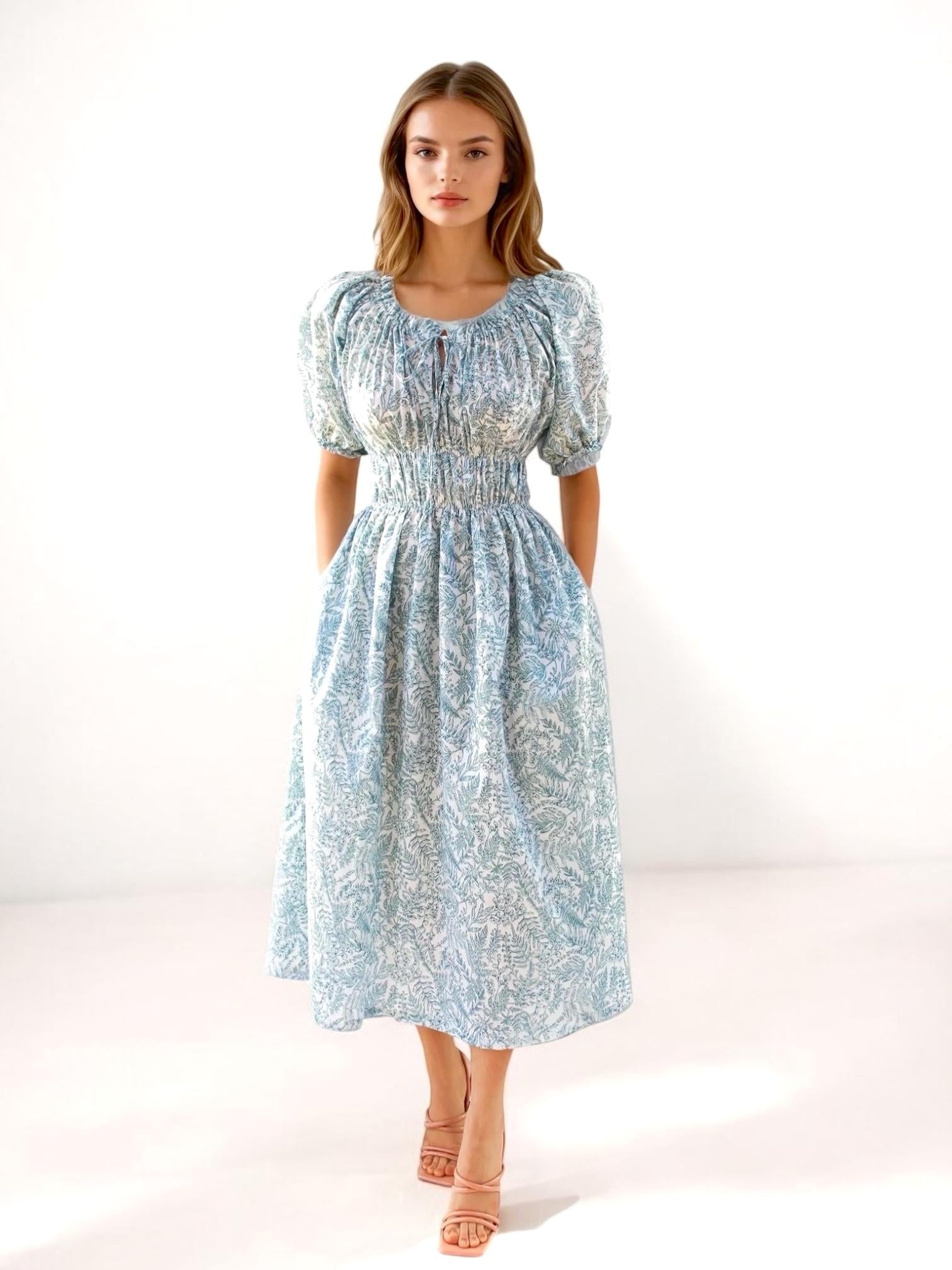 SAMPLE SALE - Liberty of London Milkmaid Cottage Core Dress