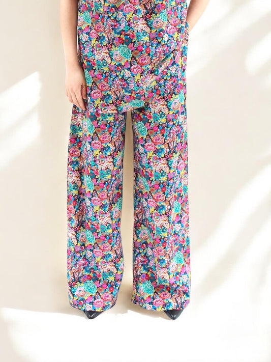 LIBERTY Palazzo Pants, Liberty Pajama Pants, Wide Leg Pants, Liberty London, Liberty Floral Print, Liberty Fabric Trousers, Liberty Clothing