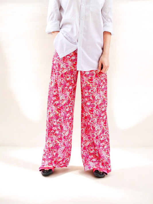 LIBERTY Palazzo Pants, Liberty Pajama Pants, Wide Leg Pants, Liberty London, Liberty Floral Print, Liberty Fabric Trousers, Liberty Clothing