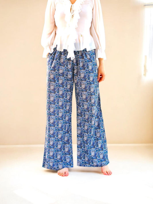 LIBERTY Palazzo Pants, Liberty Pajama Pants, Wide Leg Pants, Liberty London, Liberty Floral Print, Liberty Fabric Trousers, Liberty Clothing