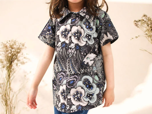 Liberty boy shirt, Liberty of London, Button Up Shirt, Floral Print shirt, Short Sleeve Shirt, Collared Boy Shirt, Back To School, Boy Shirt