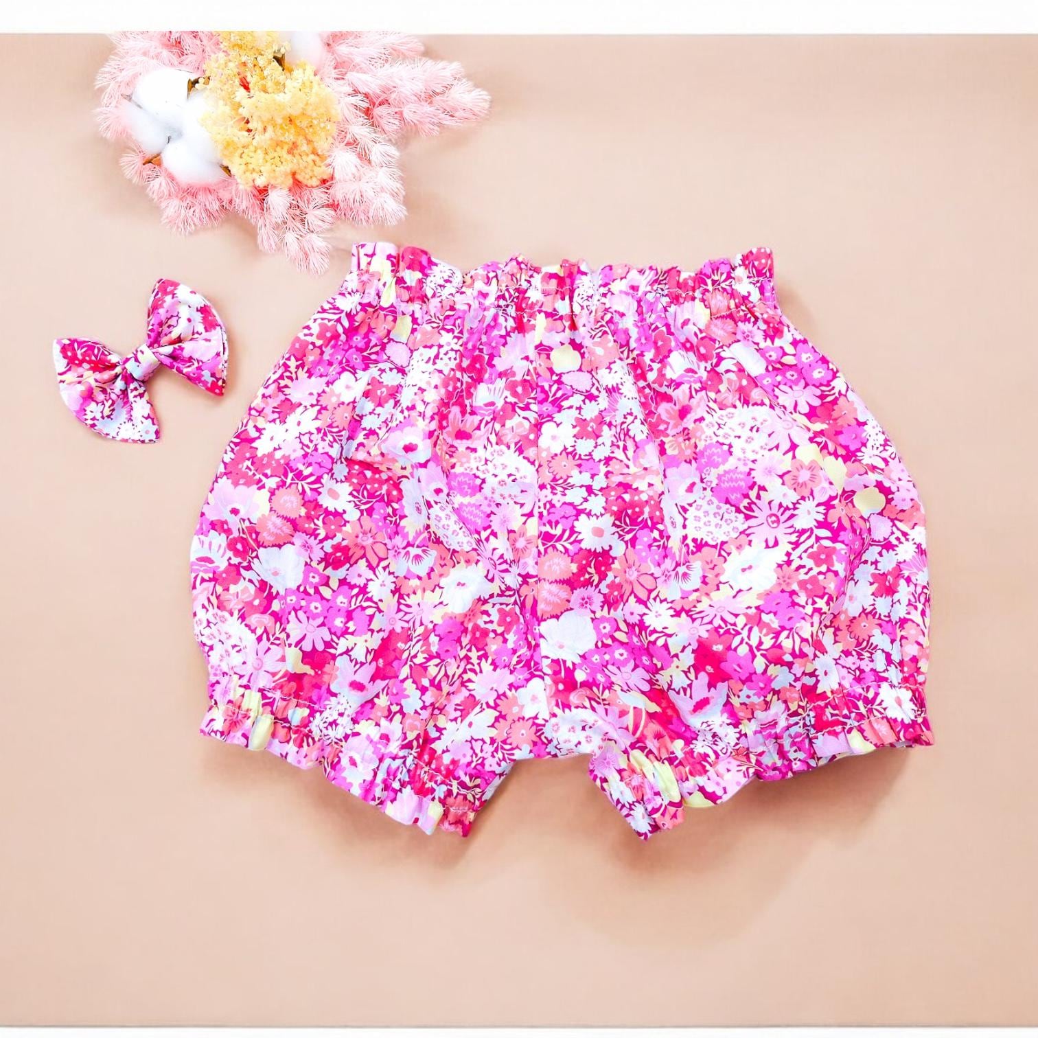 Liberty London Baby Bloomer: Floral Print Nappy Cover