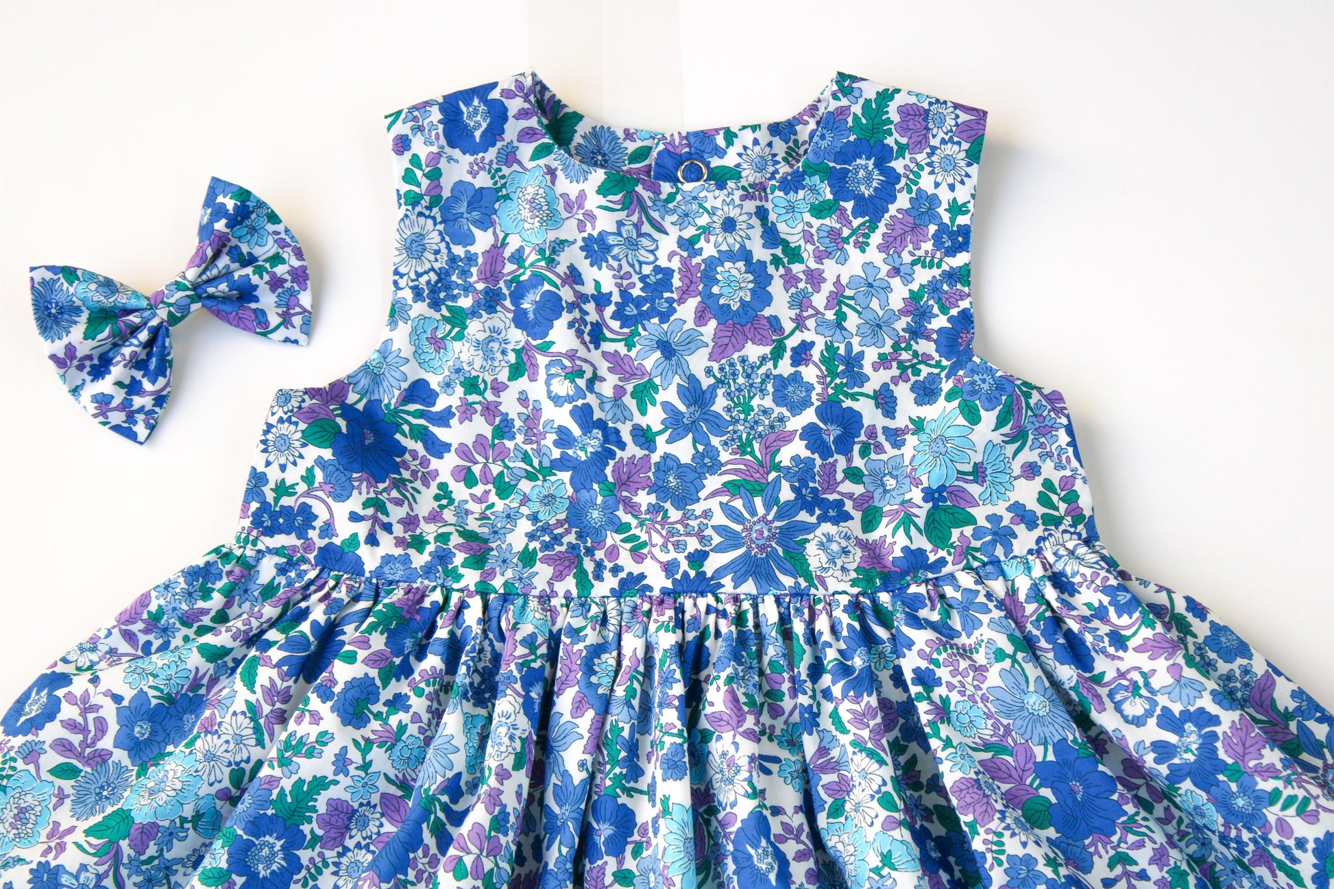 Liberty girl dress, Liberty of London, Liberty Print Fabric, Floral Print Dress, Sleeveless Girl Dress, Liberty Baby Dress, Liberty Clothes