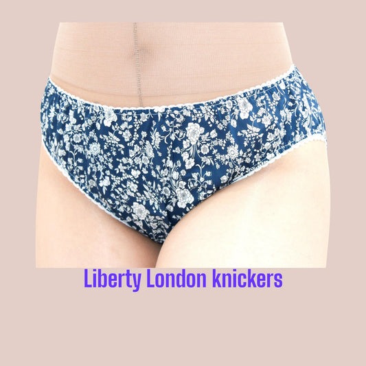 Liberty London Knickers, Woman Cotton Underwear, Liberty Print Panties, Liberty Woman Briefs, Liberty Underpants, Liberty print fabrics