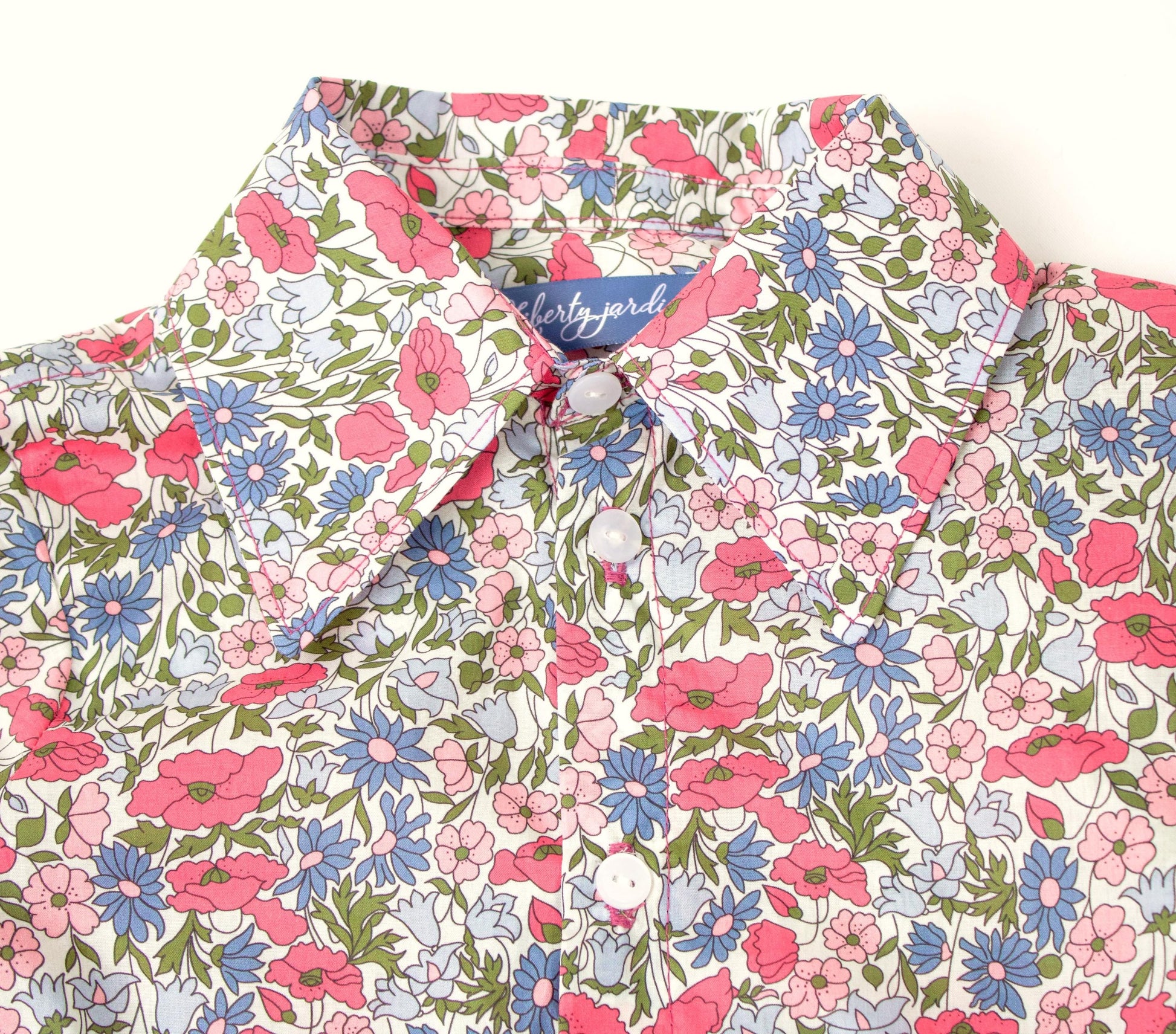 Liberty boy shirt, Liberty of London, Button Up Shirt, Floral Print shirt, Short Sleeve Shirt, Collared Boy Shirt, Back To School, Boy Shirt