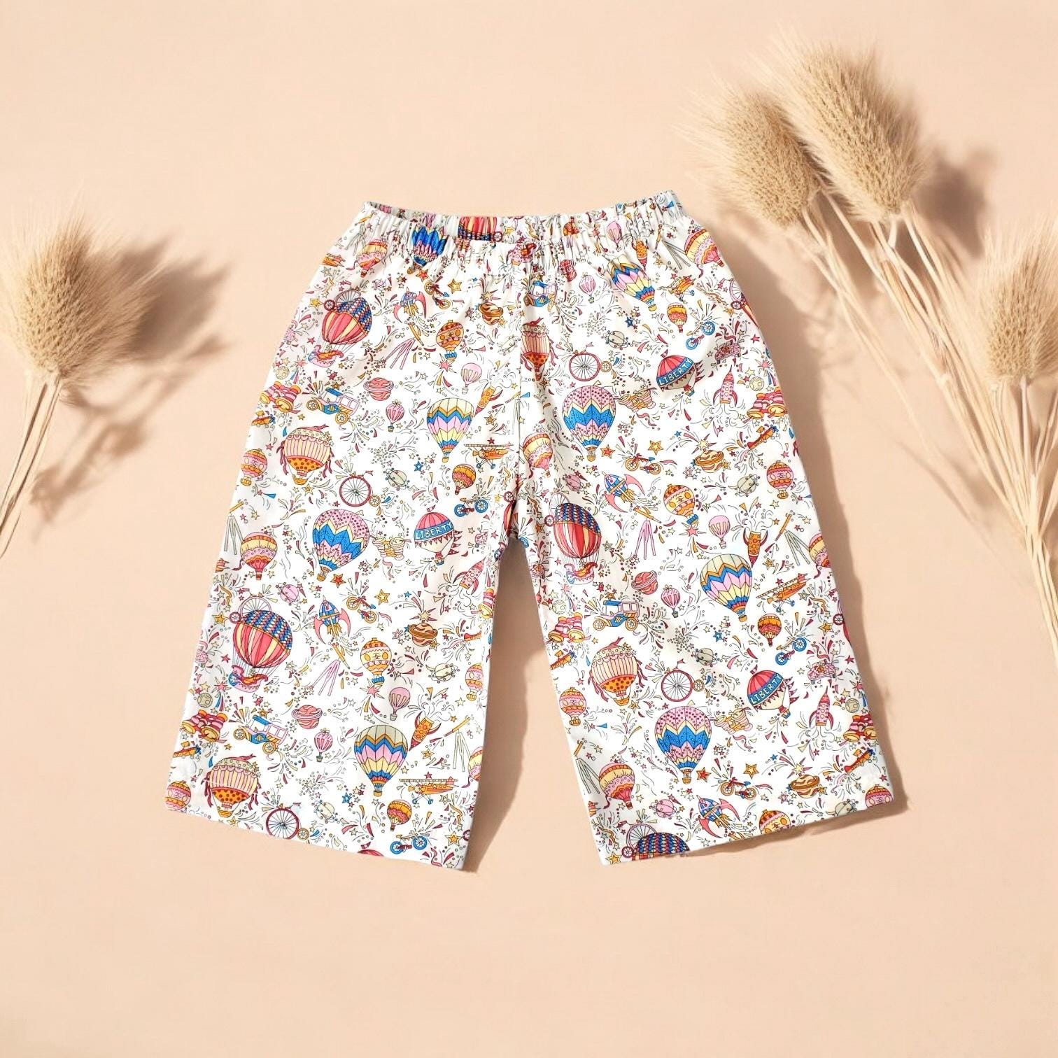 Liberty London Pants, Liberty Baby Clothing, Liberty Print Pants, Wide Leg Pants, Liberty Trousers, Floral Print Trousers, Liberty Fabrics