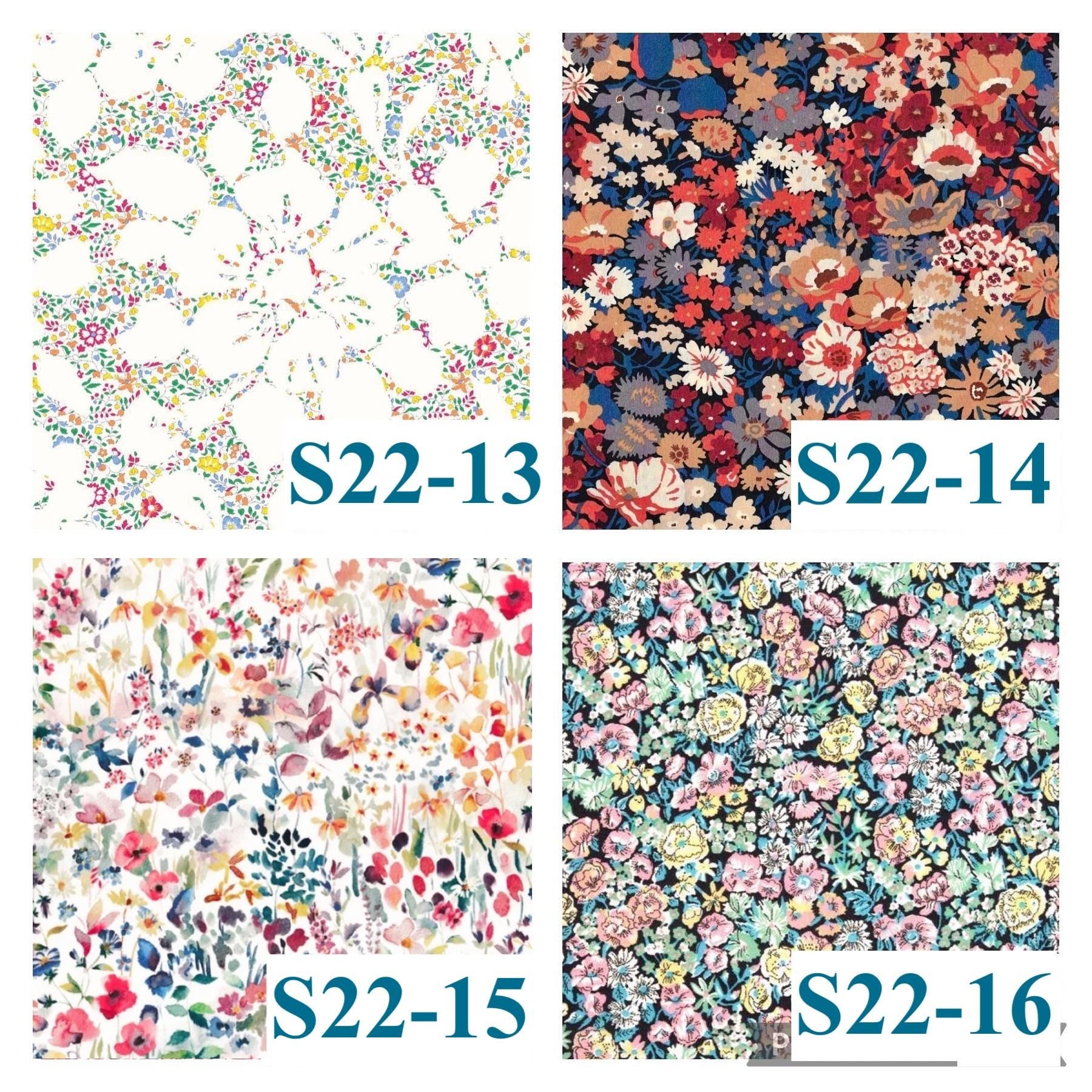 SET Liberty London Baby Bib & Bloomer: Ditsy Floral Print, Baby Nappy Cover