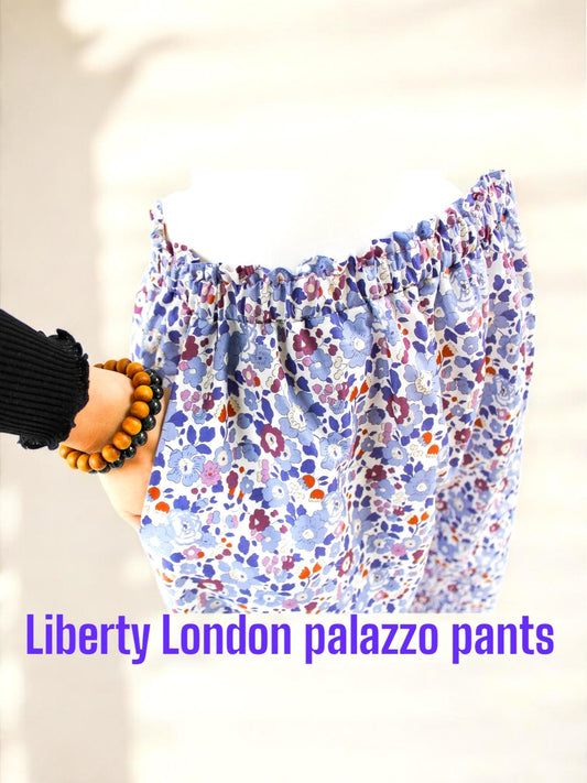 LIBERTY Palazzo Pants, Liberty Pajama Pants, Wide Leg Pants, Liberty London, Liberty Floral Print, Liberty Fabric Trousers, Liberty Clothing