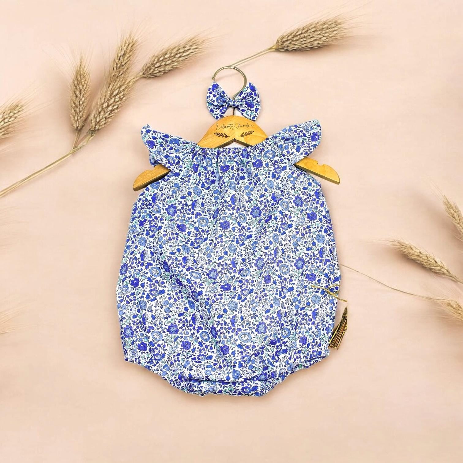 Liberty Baby Bubble, Liberty Baby Clothing, Liberty Bubble Romper, Flutter Baby Romper, Liberty Print Romper, First Birthday, Liberty Fabric