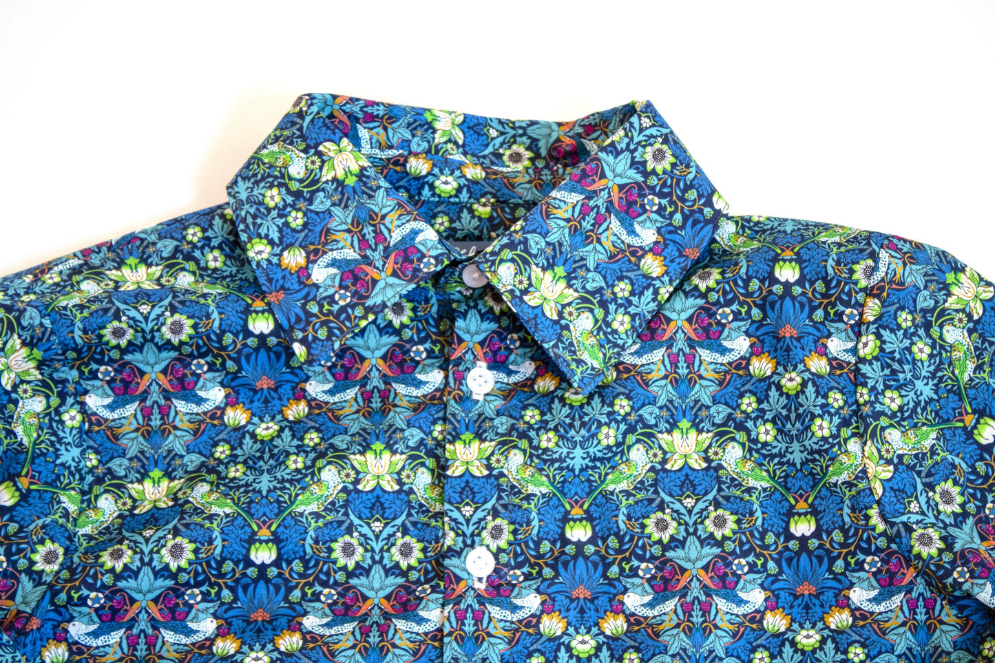 Liberty Boy Shirt, Long Sleeve Shirt, Button Up Shirt, Floral Print Boy Shirt, Liberty Print Fabric, Back To School, Cotton Print Boy Shirt