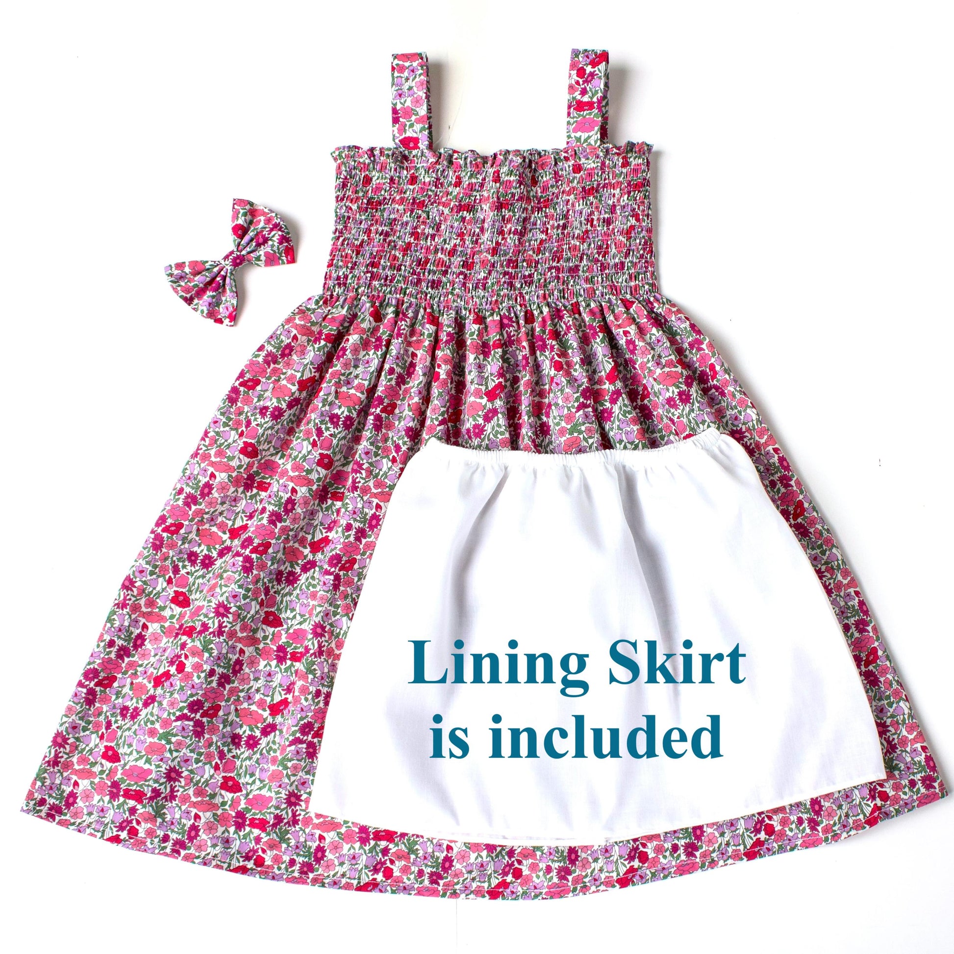 Liberty Smock Dress, Liberty London Dress, Liberty Girl Dress, Liberty Baby Clothing, Floral Print Dress, Liberty Print Fabric Girl Dress