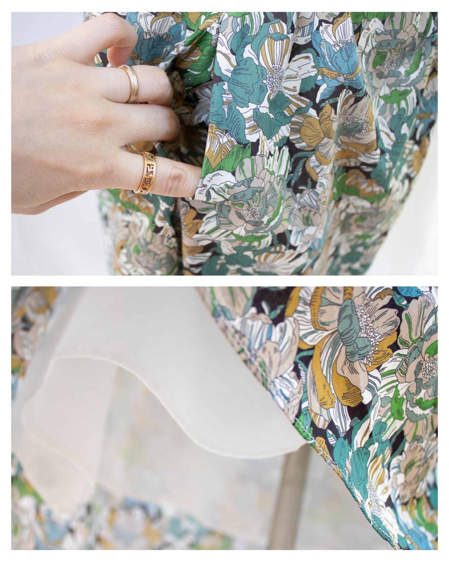Liberty London Skirt, A Line Skirt, Floral Print Skirt, Floral Cotton Skirt, Liberty Print Fabric, Liberty Tana Lawn, Botanical Print Skirt