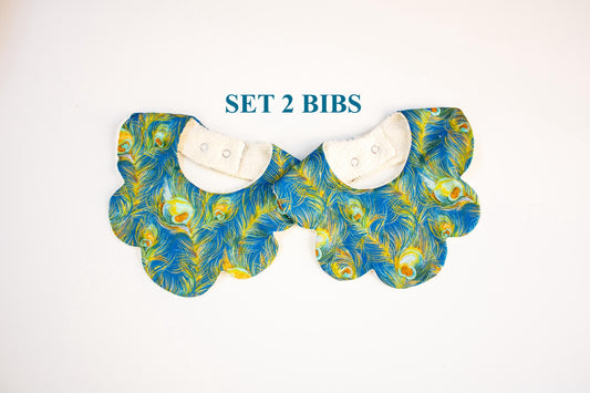 Liberty of London Baby Bib - Floral Print Baby Cotton Bib - New Born bib - Double Gauze bib - Liberty Baby Burp Cloth - Baby Shower Gift