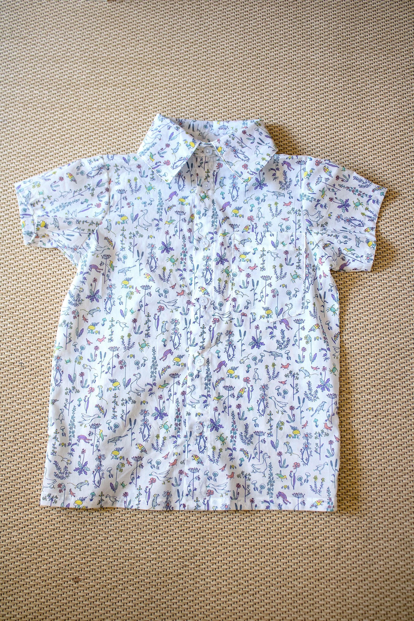 LIBERTY of London Button Up Short Sleeve Boy Shirt