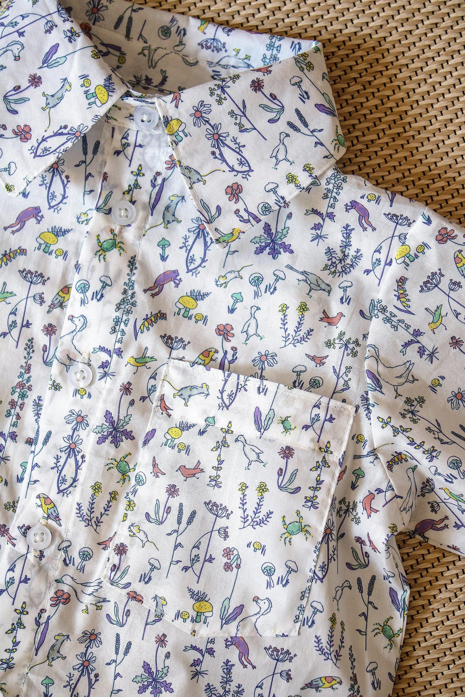 LIBERTY of London Button Up Short Sleeve Boy Shirt