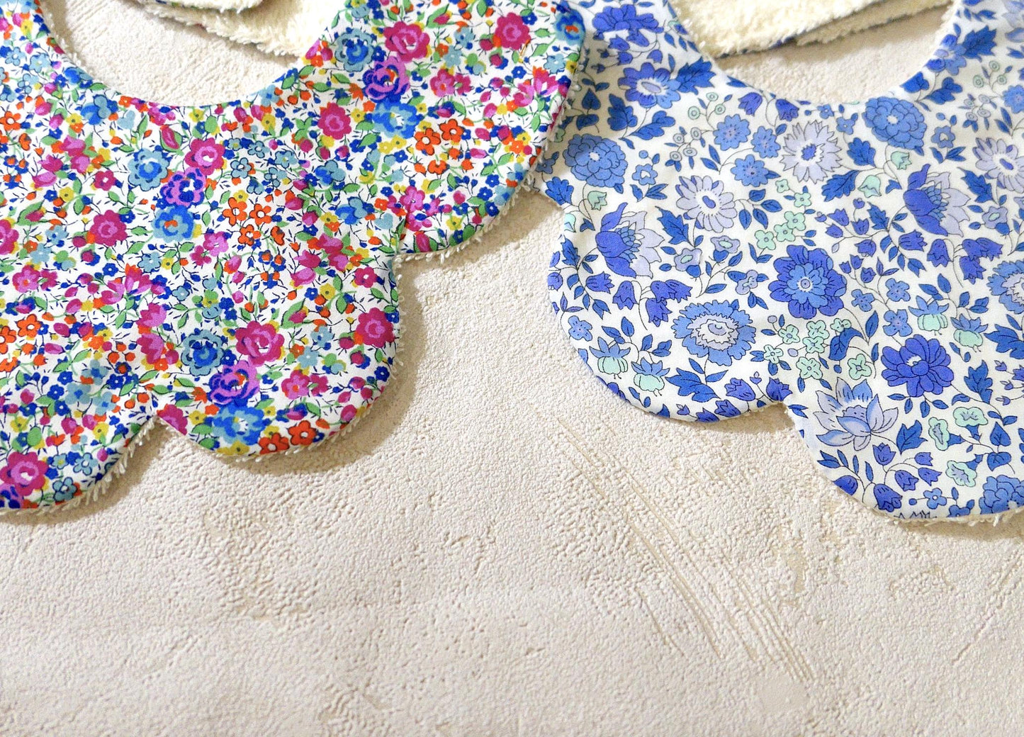 Liberty of London Baby Bib - Floral Print Baby Cotton Bib - New Born bib - Double Gauze bib - Liberty Baby Burp Cloth - Baby Shower Gift