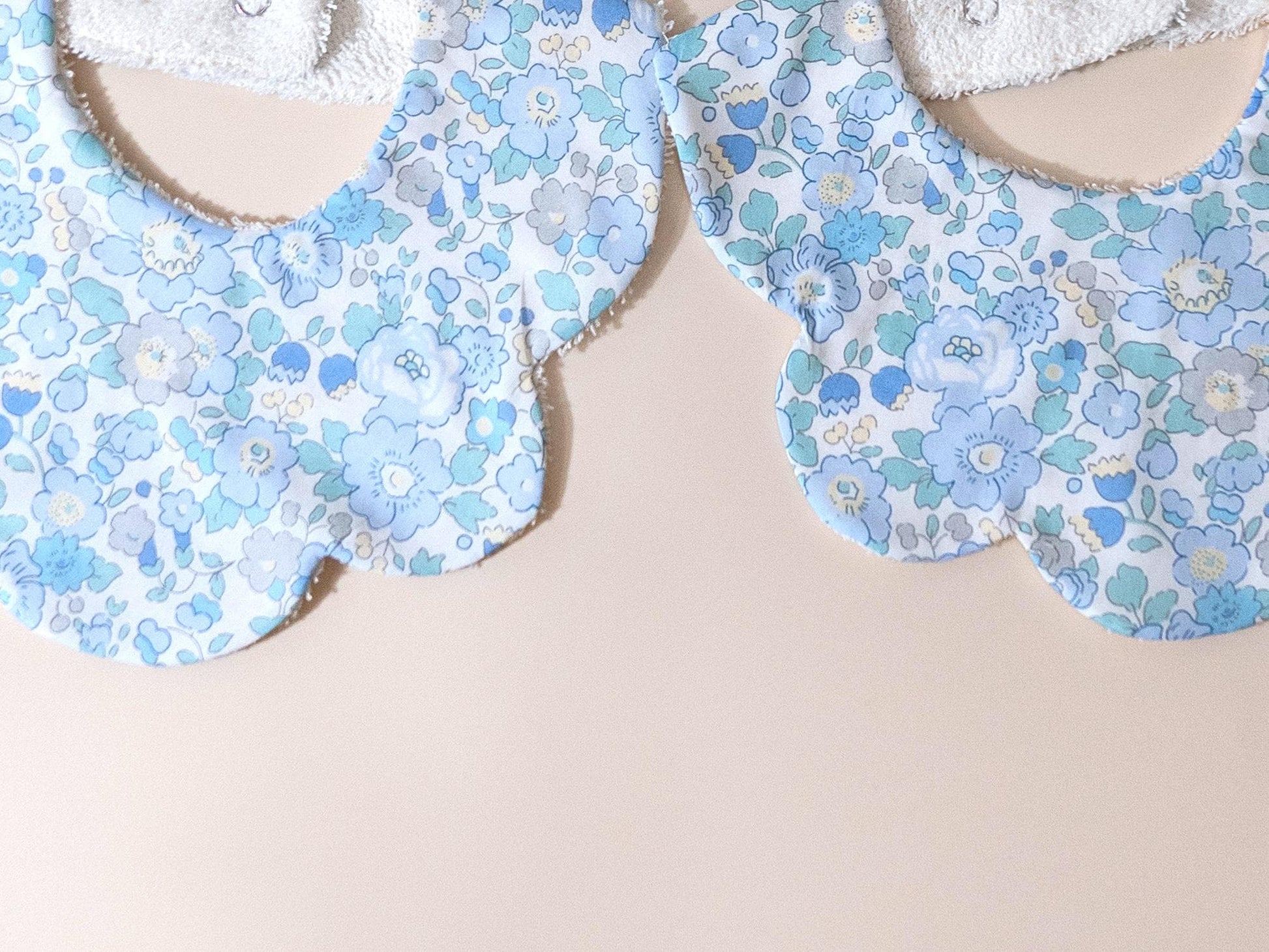 Liberty London Baby Bib Set: Floral Cotton, Organic Cotton