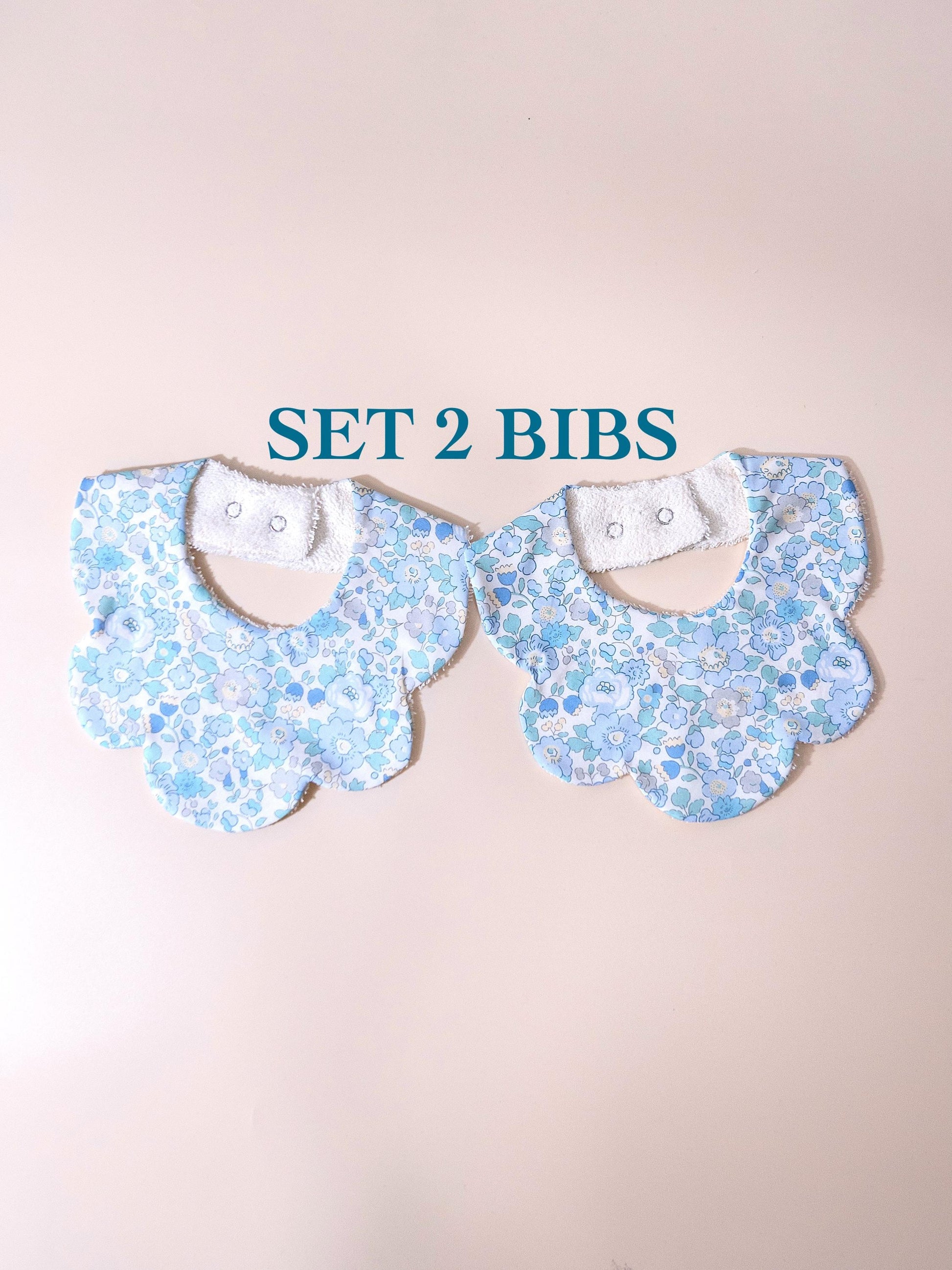 Liberty of London Baby Bib - Floral Print Baby Cotton Bib - New Born bib - Double Gauze bib - Liberty Baby Burp Cloth - Baby Shower Gift