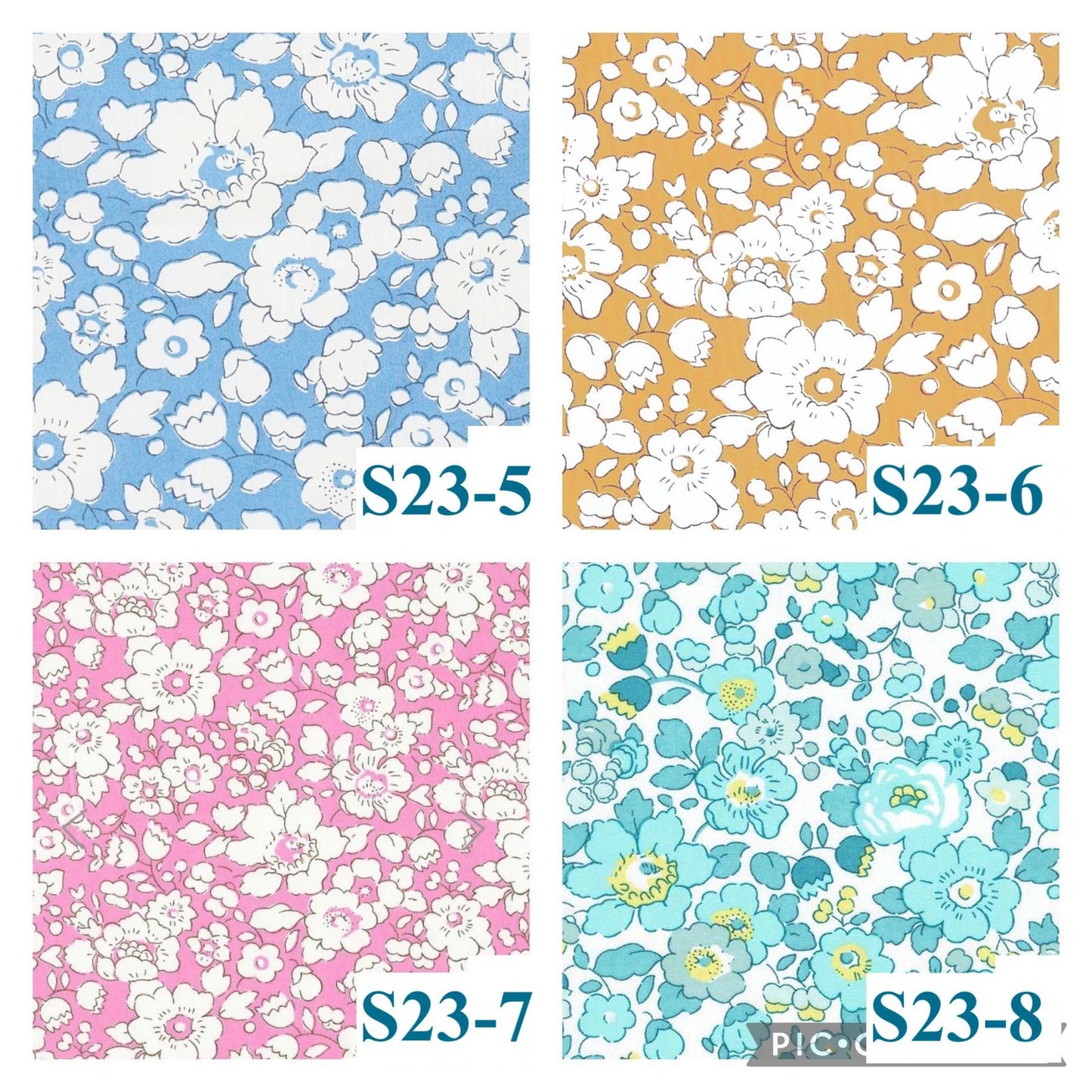 Liberty London Baby Bib Set, Organic Cotton Floral Dribble Bibs