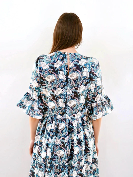 Woman Midi Dress Made With Liberty London Fabric