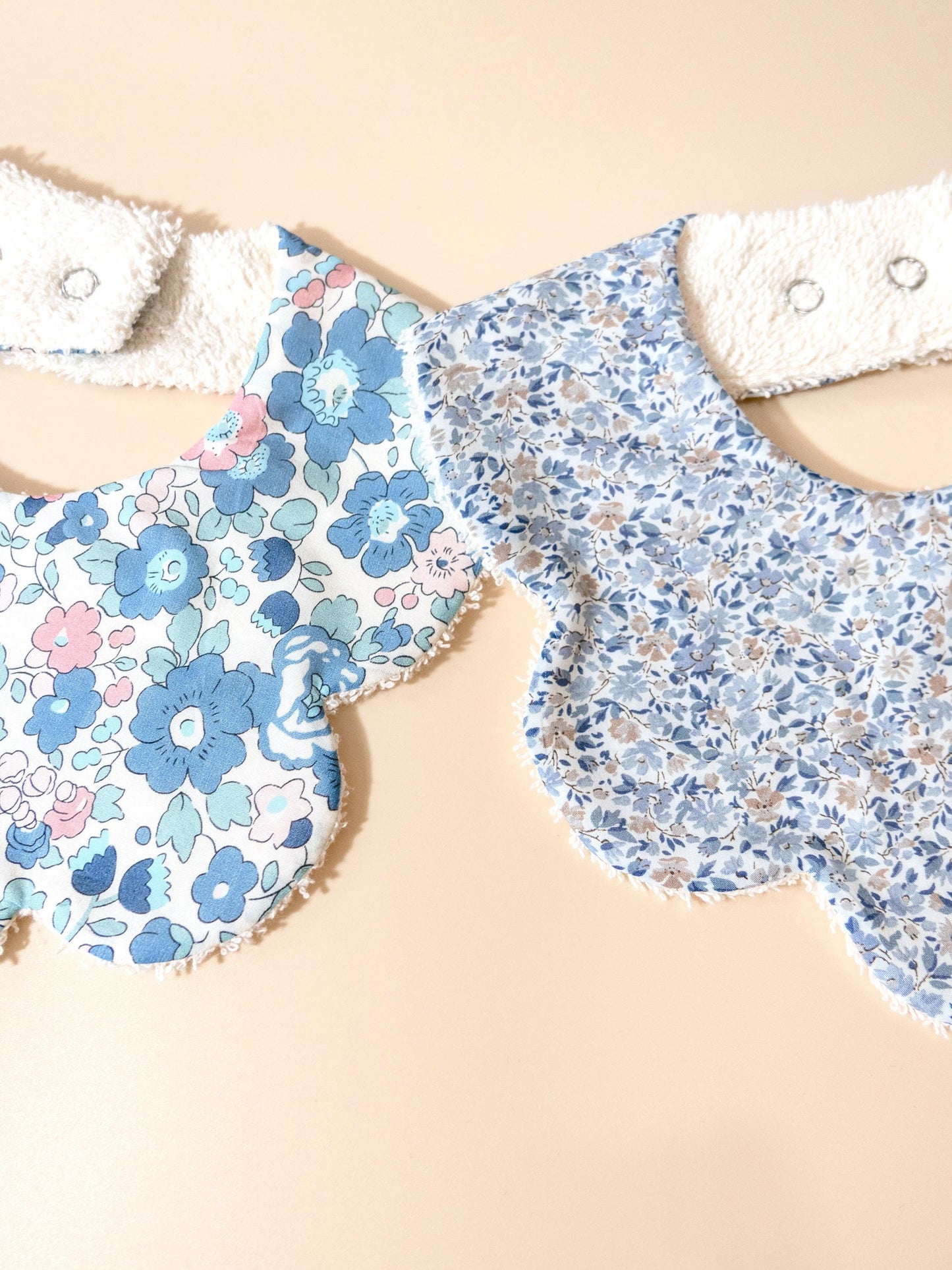 Liberty of London Baby Bib - Floral Print Baby Cotton Bib - New Born bib - Double Gauze bib - Liberty Baby Burp Cloth - Baby Shower Gift
