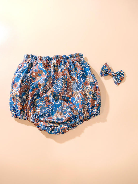 Liberty London Baby Bloomer: Floral Print Cotton Tana Lawn, Baby Nappy Cover