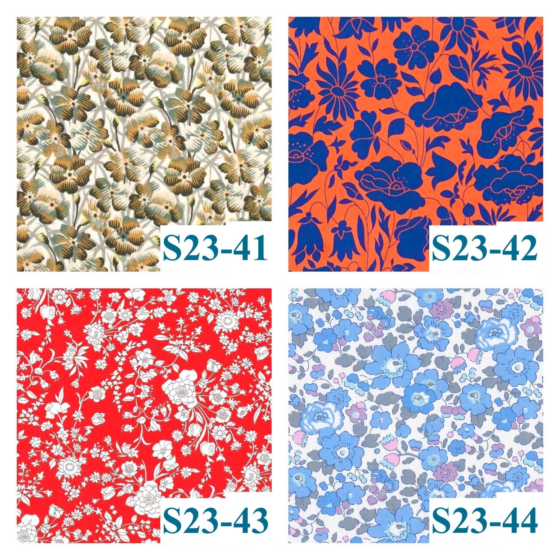 CHRISTMAS Liberty Girl Blouse: Peter Pan Collar, Long Puffy Sleeve, Floral Print Cotton