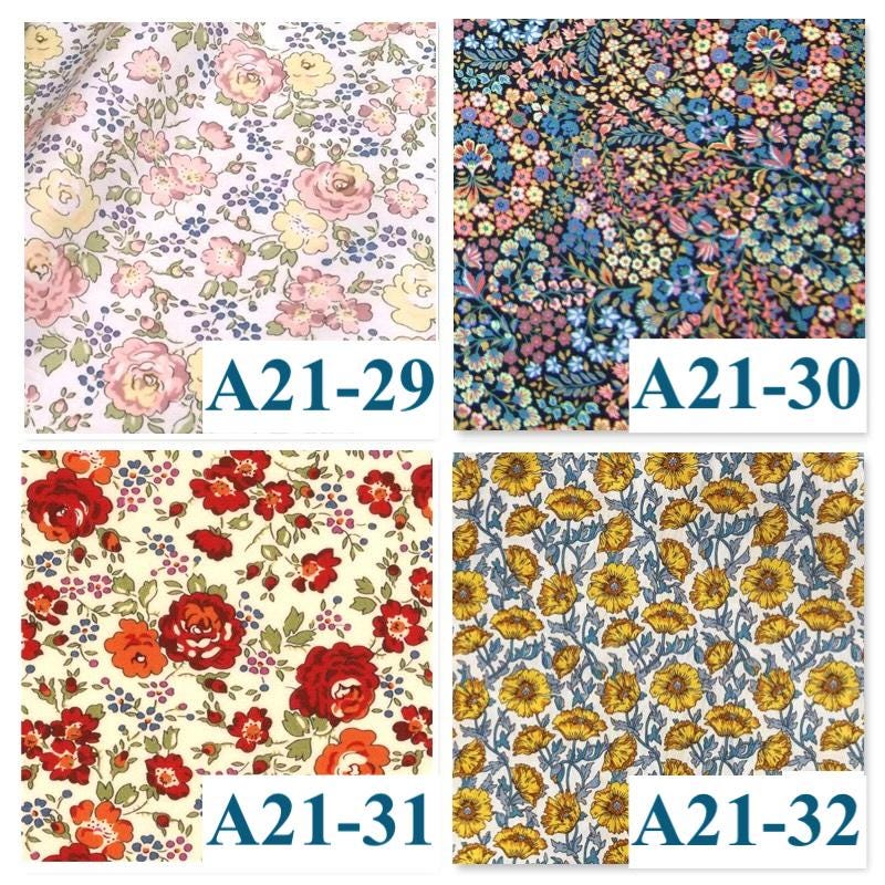 Liberty London Baby Bib Set: Floral Cotton, Organic Cotton