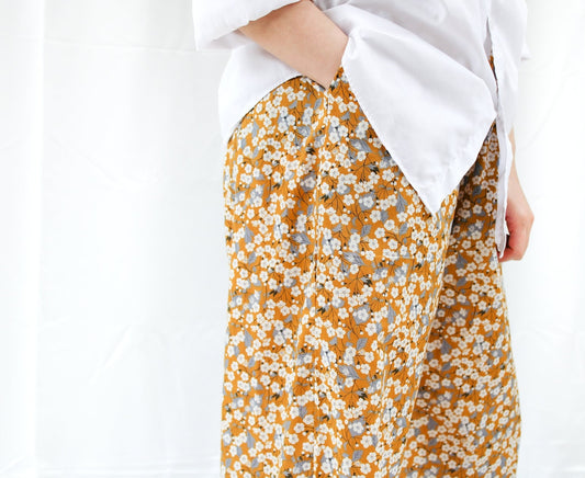 Liberty London Women Palazzo Pants Floral Print Wide Leg Pants With Pockets