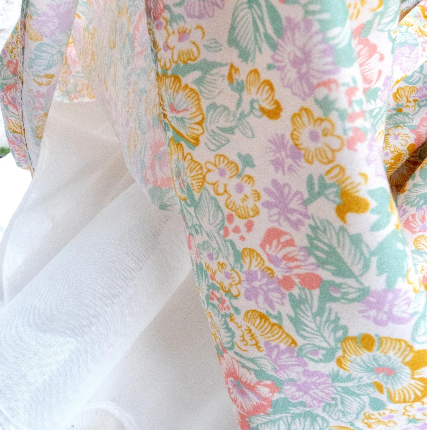 Liberty London Floral Baby Dress, Ruffle Collar, Balloon Sleeves, Size 2Y