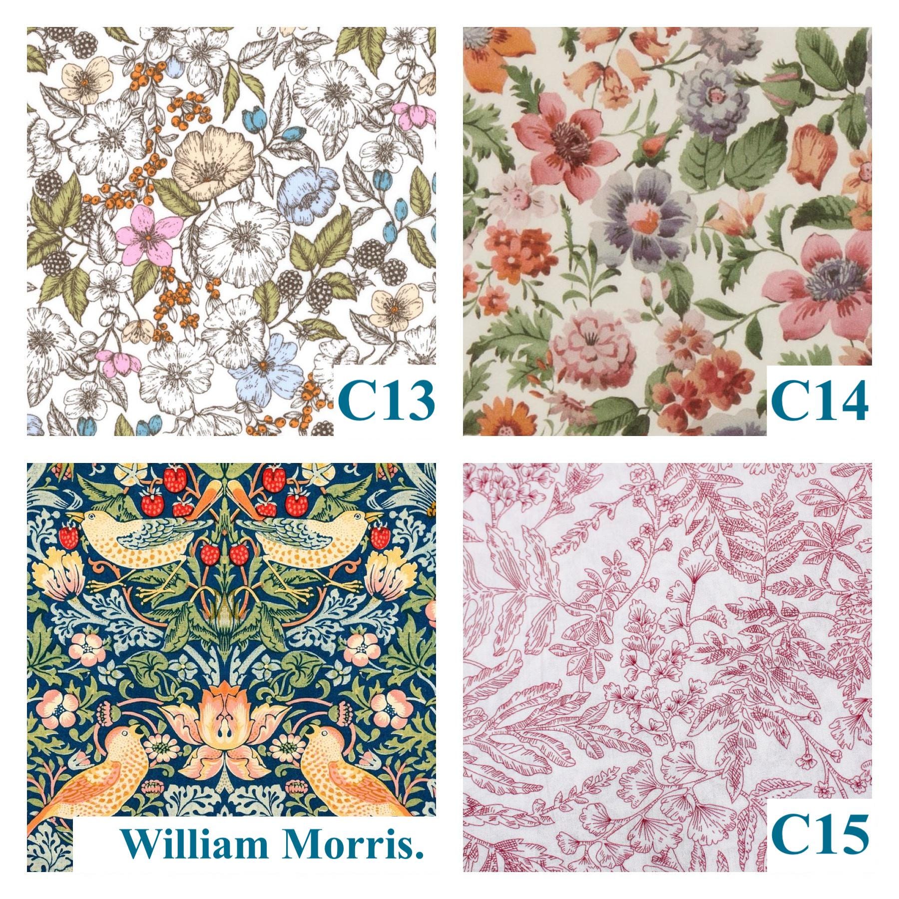 Liberty London Tana Lawn Cotton Blouse, Blue Floral Drop Shoulder Shirt