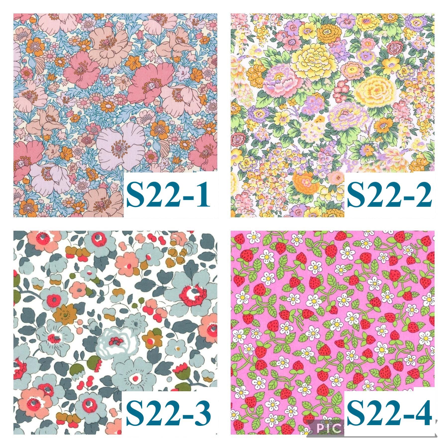 Liberty London Baby Bib Set: Floral Cotton, Organic Cotton