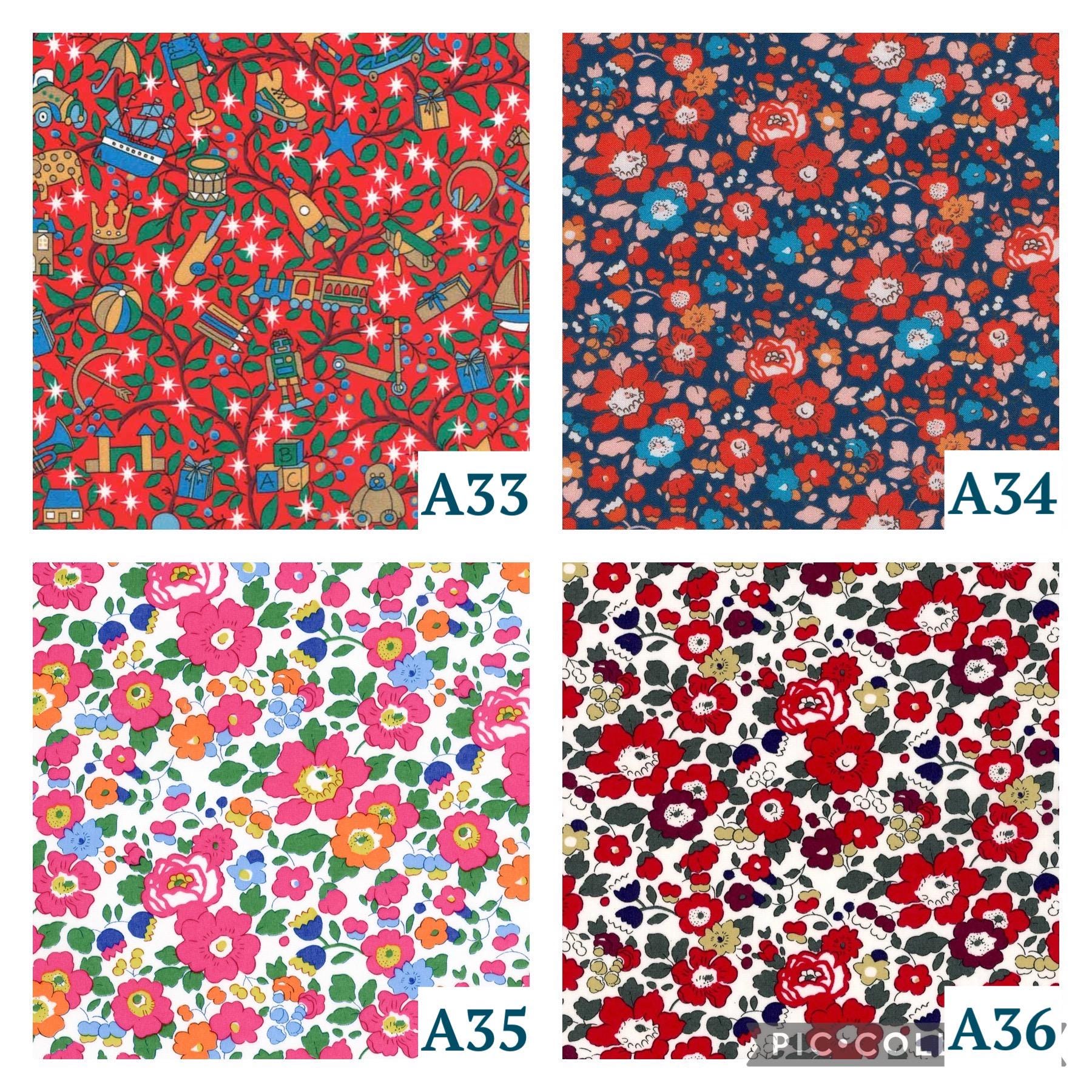 Liberty London Baby Bib Set, Organic Cotton Floral Dribble Bibs