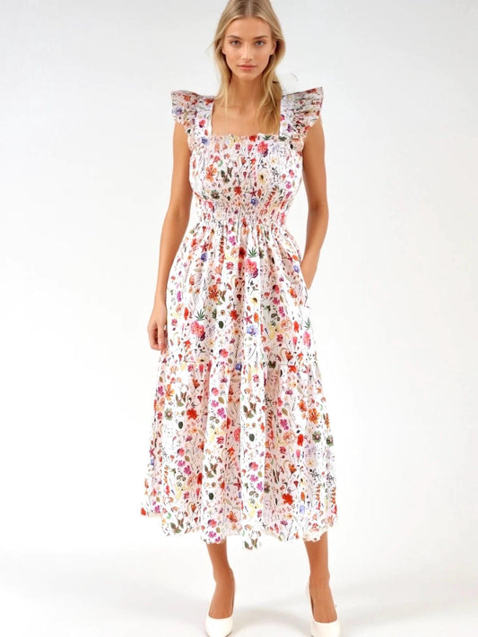 Floral Liberty London Smock Sun Dress