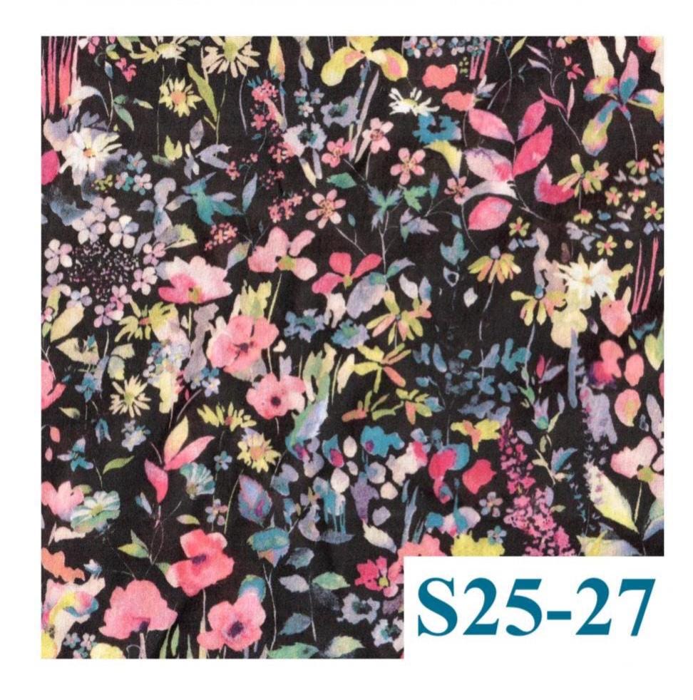 Liberty London Floral Blouse, Mandarin Collar Tana Lawn Cotton Top