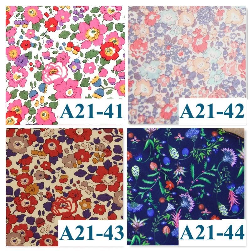 Liberty London Baby Bib Set: Floral Cotton, Organic Cotton